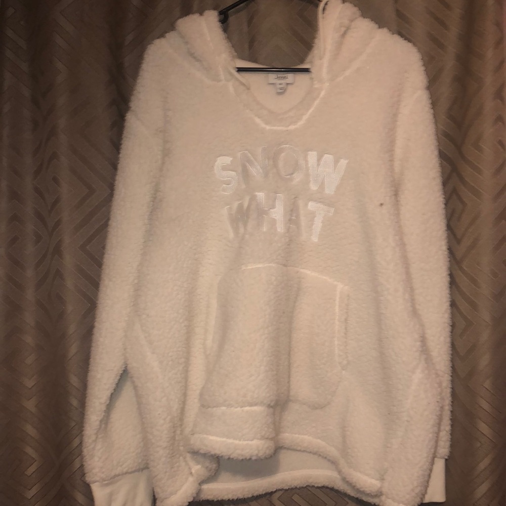 XXL Jenni intimates fluffy snow day sweatshirt new